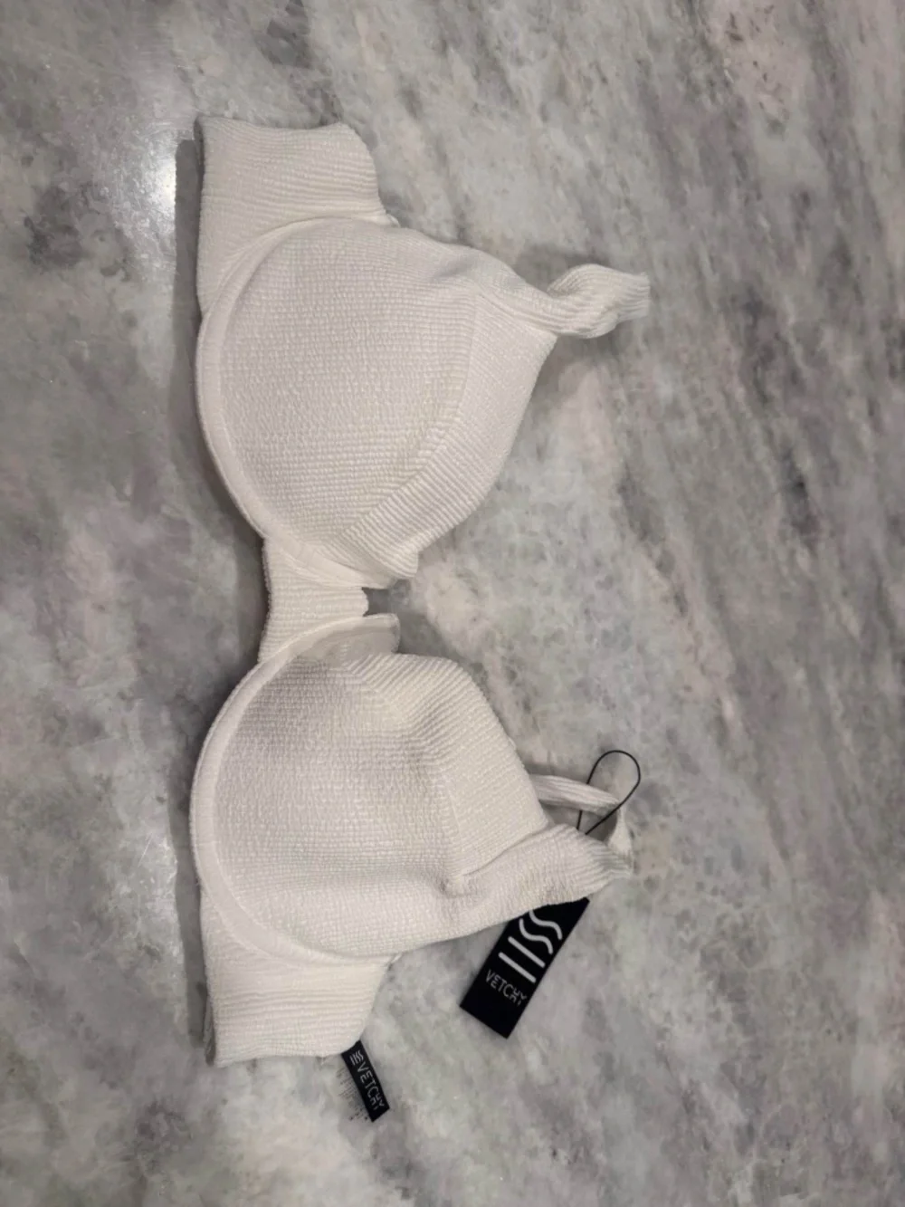 VETCHY White Bikini Set XL Bottoms and XXL Top - Picture 2 of 6